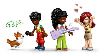 Lodër ndërtuese LEGO Friends 42653 Music Store, set kreativ, shumëngjyrësh