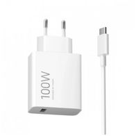 Karikues Xiaomi 100W Charging Combo Type A, GaN, me kabllo 1m, i bardhë