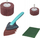 Set për lëmim druni Wolfcraft Wood Finishing Set 5642000, 7 pjesë, rrotë lëmimi dhe lustër