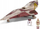 Играчка брод Star Wars Micro Galaxy Squadron Obi-Wan Jedi Starfighter, микро фигуриња, Launch Edition, повеќебојно
