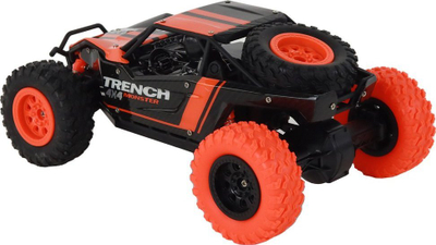 Makina me pult Leantoys Off-Road, R/C 1:24, goma gome, portokalli