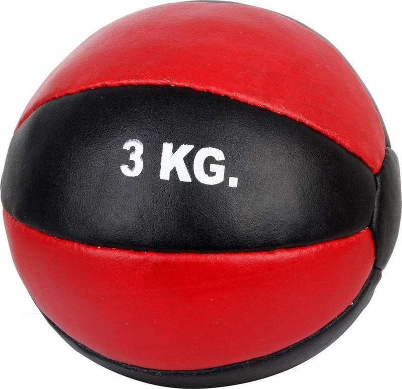 Top medicine Maxwel 1011663, 3 kg, lëkurë, i zi e kuqe