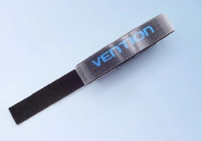 Shirit lidhës kabllosh Vention me Velcro, 1m, i zi