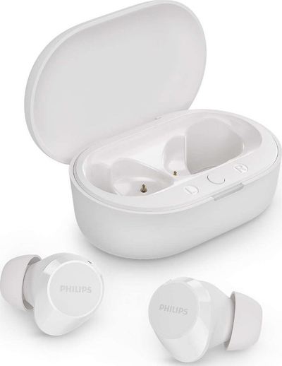Kufje wireless Philips TAT1209, true wireless, IPX4, të bardha