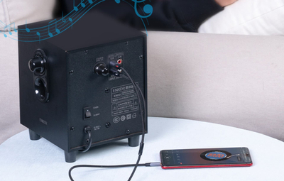 Kabllo audio Vention BCNBI, Jack 3.5mm në 2xRCA, 3m, gri