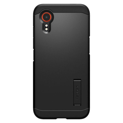 Këllëf telefoni Spigen Tough Armor për Samsung Galaxy XCover7 Pro, i fortë dhe mbrojtës, i zi