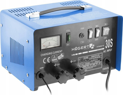 Karikues baterie Hogert Technik HT8G616, 26A, 40-350Ah, 24V, gri