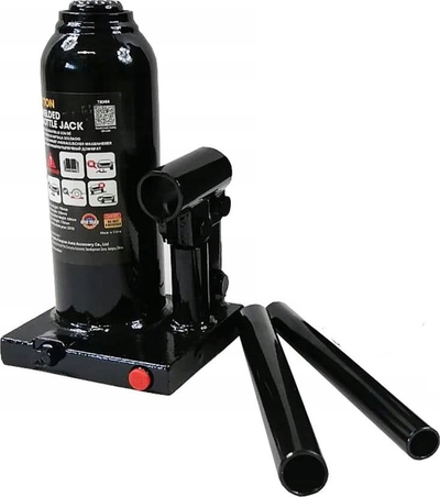Krik hidraulik kolone Forsage, 2 ton, lartësi ngritjeje 150-278 mm, i kuq