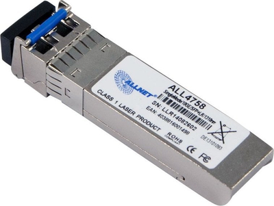 Modul rrjeti ALLNET ALL4758 INDU SFP+, 10G, 1310nm, ngjyrë argjendtë