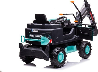 Eskavator elektrik për fëmijë Volvo DK, me telekomandë, me drita LED, blu