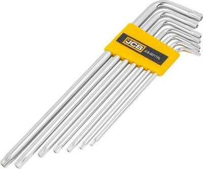 Set torx me vrimë JCB JCB-5071TXL, 7 copë T10 T40
