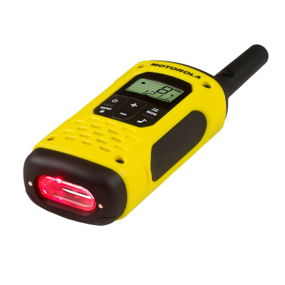 Walkie talkie Motorola T92 H2O, rezistent ndaj ujit, rreze deri 10 km, i verdhë