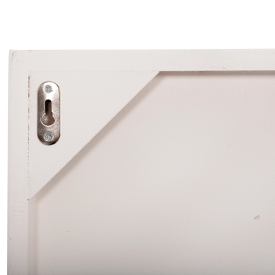Panel muri katror Santorini 80x4x80Hcm (HM4508), bardhë
