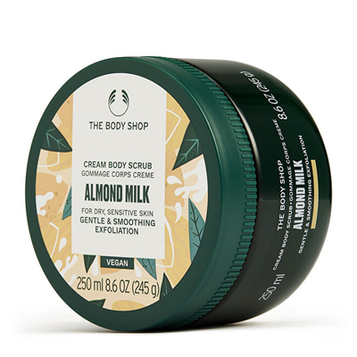 Skrab për trup The Body Shop Almond Milk, 250 ml