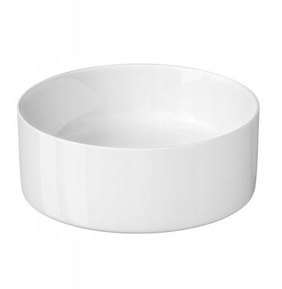 Lavaman Cersanit Crea countertop, rrethor, qeramike, i bardhë