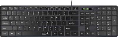 Set tastierë dhe mi Genius SlimStar C126, USB, me kabllo, i zi
