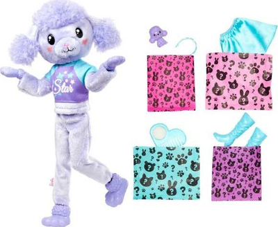 Kukull Barbie Cutie Reveal Poodle, 10 surpriza, me aksesore, lejla