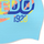 Kapuç noti për fëmijë Speedo Junior Reversible Slogan, silikon, blu verdhë