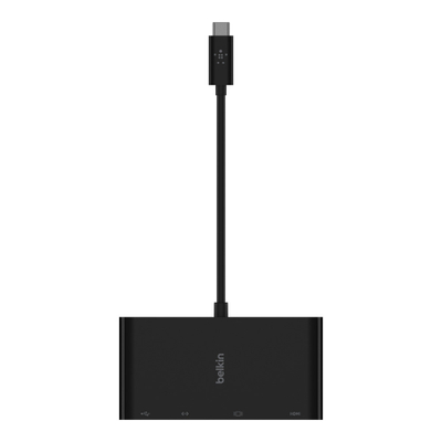 Përshtatës multimedial Belkin USB-C, i zi