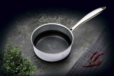 Tigan salcash Berlinger Haus Eternal Collection BH 7442, 16 cm, çelik inox, jo ngjitës, argjendtë