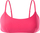 Komplet bikini, pjesa sipër për goca Aquawave Norte Top Jr, me rripa që rregullohen, thahet shpejt, rozë