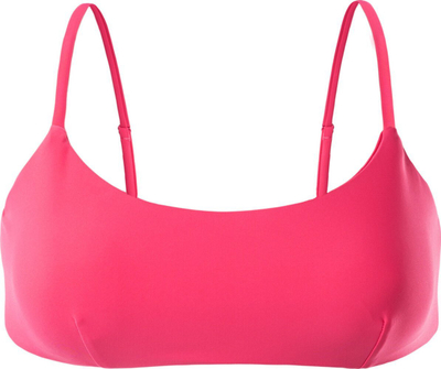 Komplet bikini, pjesa sipër për goca Aquawave Norte Top Jr, me rripa që rregullohen, thahet shpejt, rozë