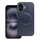 Kllëf telefoni 4Kom Gentleman Mag Cover për iPhone 12, kompatibil me MagSafe, i kaltër navy