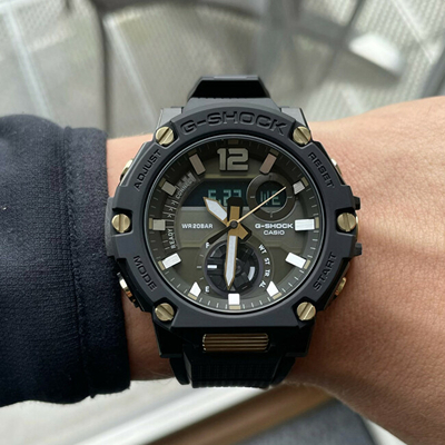 Orë pë meshkuj Casio G-Shock Premium GST-B300B-1AER, e zezë