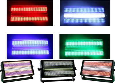 Стробоскоп сценски Light4Me Aurora Strobe, LED RGB, професионален, бел