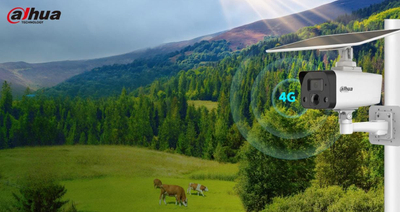 Kamerë IP Dahua IPC-HFW2441DG-4G-SP-B-0360B, 4MP, 4G, e bardhë