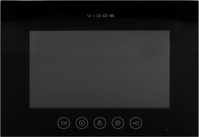 Panel i brendshëm video Vidos M11B X, sistem analog Vidos X, ngjyrë e zezë
