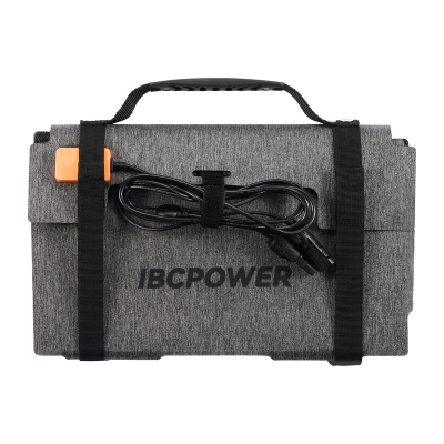 Panel diellor portativ IBCPOWER 100W, palosës, gri e zezë