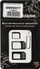 Адаптер Nano SIM 3во1 M-Life GSM0517, за Micro и стандардна SIM, црн