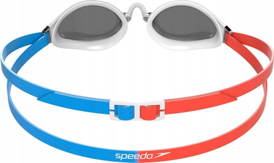Очила за пливање Speedo Adults Race, против замаглување, црвени