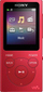 MP3 player Sony NWZ-E394, 8GB, i kuq