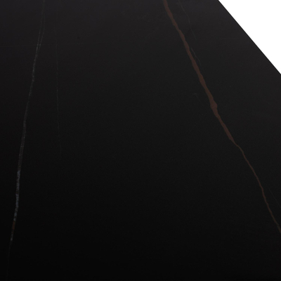 Tavolinë e rrumbullakët SYNTEC, gur sintër, Ø115×75 cm (HM9309.01), zezë
