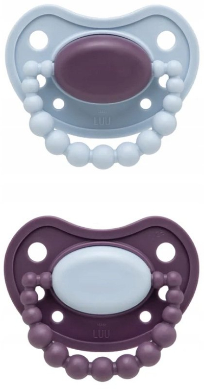 Set biberon LUU Kids Johnny The LUU x Olga Frycz, silikon, 3-6 muaj, vjollcë