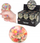 Lodër antistres Scrunchems Tutti Frutti Squish Ball, top i butë, me konfeti frutash, shumëngjyrësh
