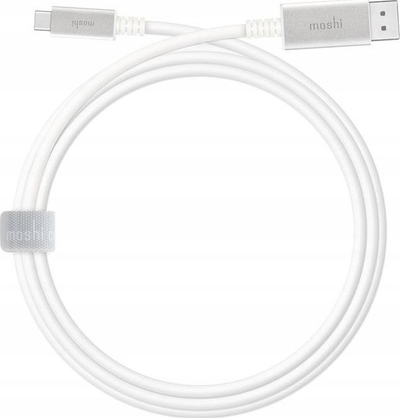 Kabllo video Moshi USB-C në DisplayPort, 1.5 m, 5K 60Hz, e bardhë