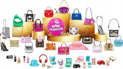 Lodër surprizë ZURU Mini Fashion Series 2 Capsule, 5 surpriza, rozë