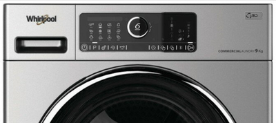 Tharëse rrobash Whirlpool AWZ 9HPS/PRO, 9 kg, me pompë nxehtësie A++, ngjyrë argjendi