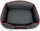 Shtrat për qen Hobbydog Bed Elite XL, eko lëkurë, gri grafit me anë të zeza