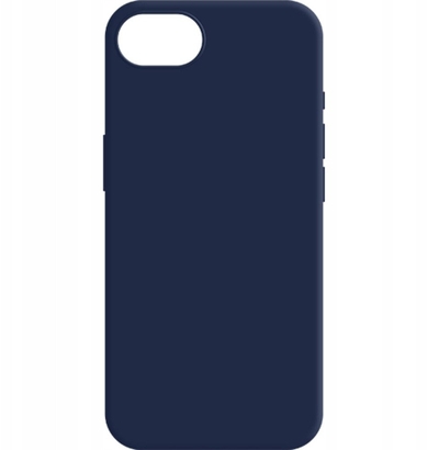 Маска за телефон 3MK Silicone Case за Apple iPhone 16e, силикон, темно сина