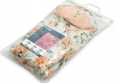 Batanije karroce Sensillo Peony Peach, XL, 115x115 cm, shumëngjyrëshe