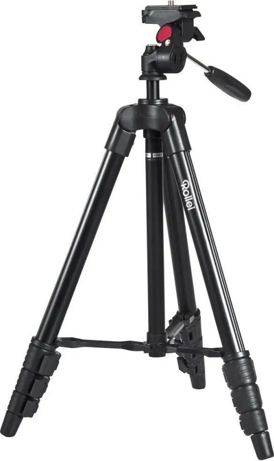 Tripod Rollei Compact Traveler Star S1, alumin, lartësi 28.5 125 cm, i zi