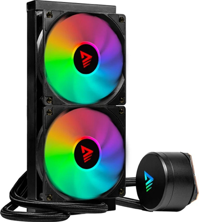 Ftohës uji për CPU Savio Velox, 240mm, ARGB, i zi