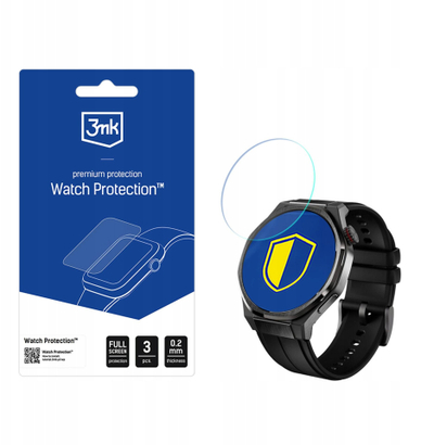 Заштита за екран 3mk Watch Protection за Huawei Honor Watch 5 Ultra, калено стакло, проѕирно