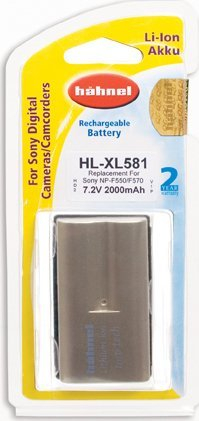 Bateri kamere Hahnel HL-XL581, Li-Ion 2000mAh, për Sony, gri