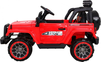 Makina elektrike për kalamaj Ramiz Full Time 4WD, 12V, njëvendëshe, e kuqe