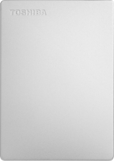 Hard disk i jashtëm Toshiba Canvio Slim, 1TB, USB 3.0, ngjyrë argjendi